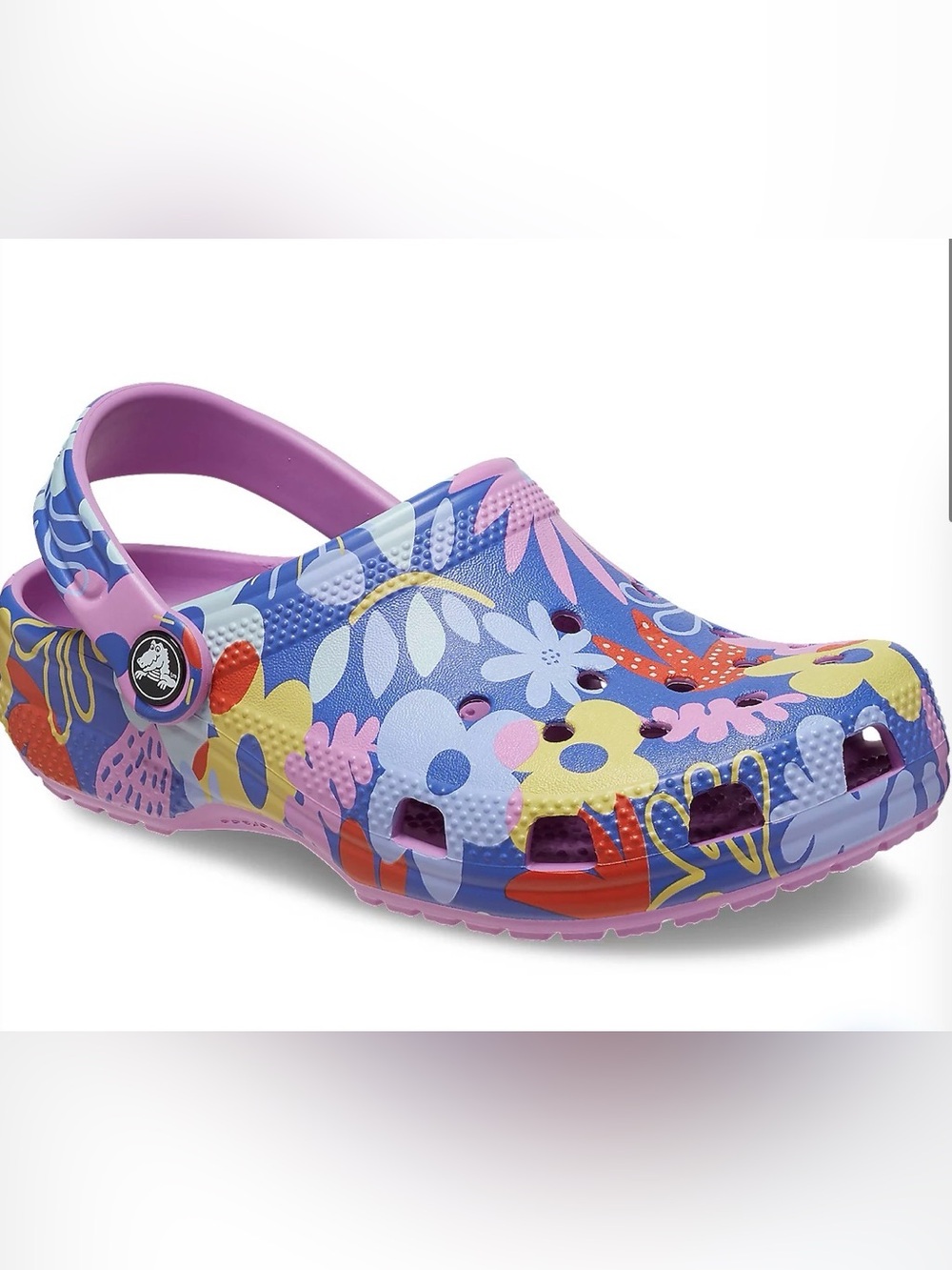 Crocs Classic Floral Printed Juniors Girls Size 6 NEW